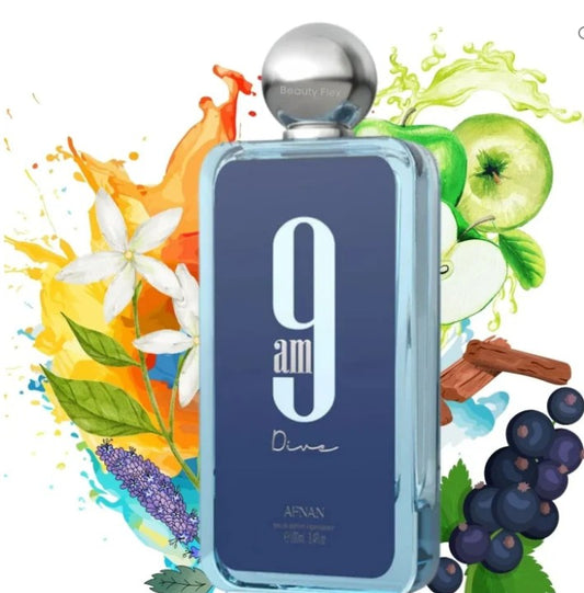 Afnan 9 AM Dive EDP for Unisex- 100ml