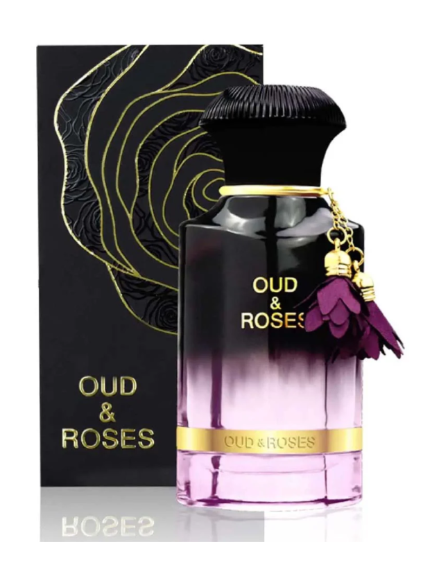 Al Ahmed Oud and Roses Eau de Parfum for Unisex (100ml)
