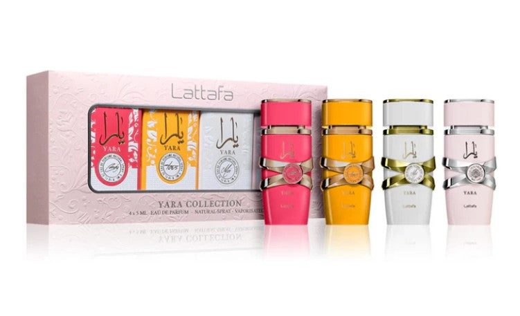 Lattafa Yara Collection Set for Women (4 x 5ml)