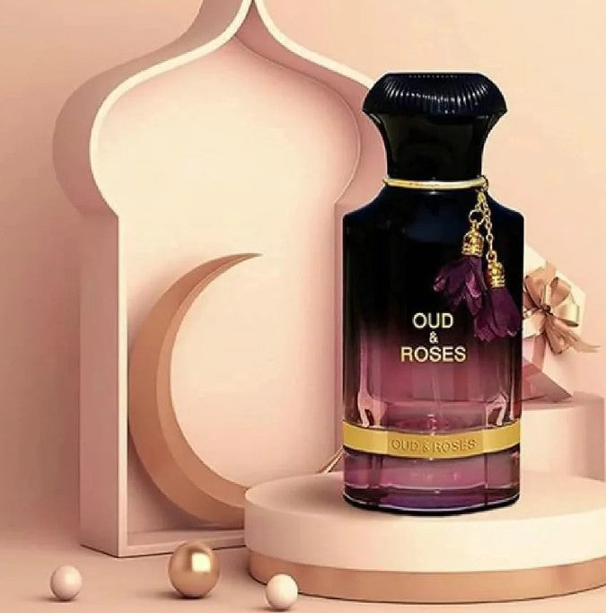 Al Ahmed Oud and Roses Eau de Parfum for Unisex (100ml)