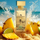 Swiss Arabian Soul of Bali Eau de Parfum bottle with gold cap and tropical splash