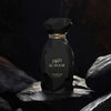 Arabiyat Prestige Al Noor eau de parfum bottle, black faceted glass with gold cap