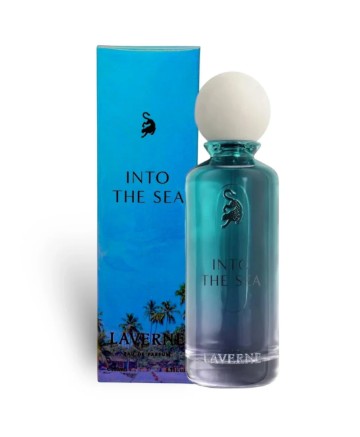 Laverne Into the Sea eau de parfum 200 ml teal bottle with white cap and box