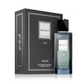 Eau de parfum gift set: black bottle with box, UNE label, metallic cap