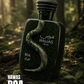 Hawas Boa Eau de Parfum bottle, dark green glass with serpent pattern, ribbed cap, 100 ml.