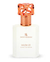 Musk 01 extrait de parfum bottle with ornate rose-gold cap
