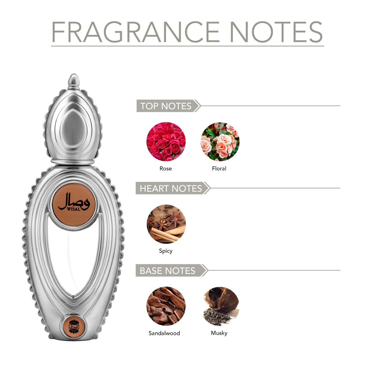 Ajmal Wisal Eau de Parfum for Unisex - 50ml