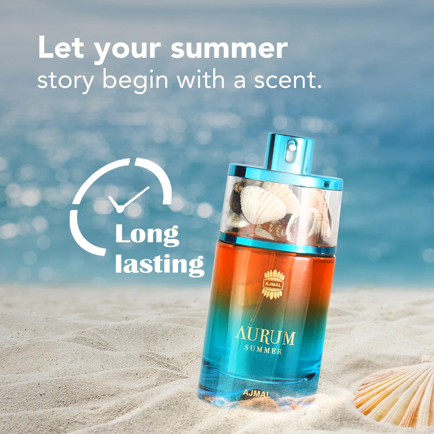 Ajmal Aurum Summer Eau de Parfum for Unisex - 100ml
