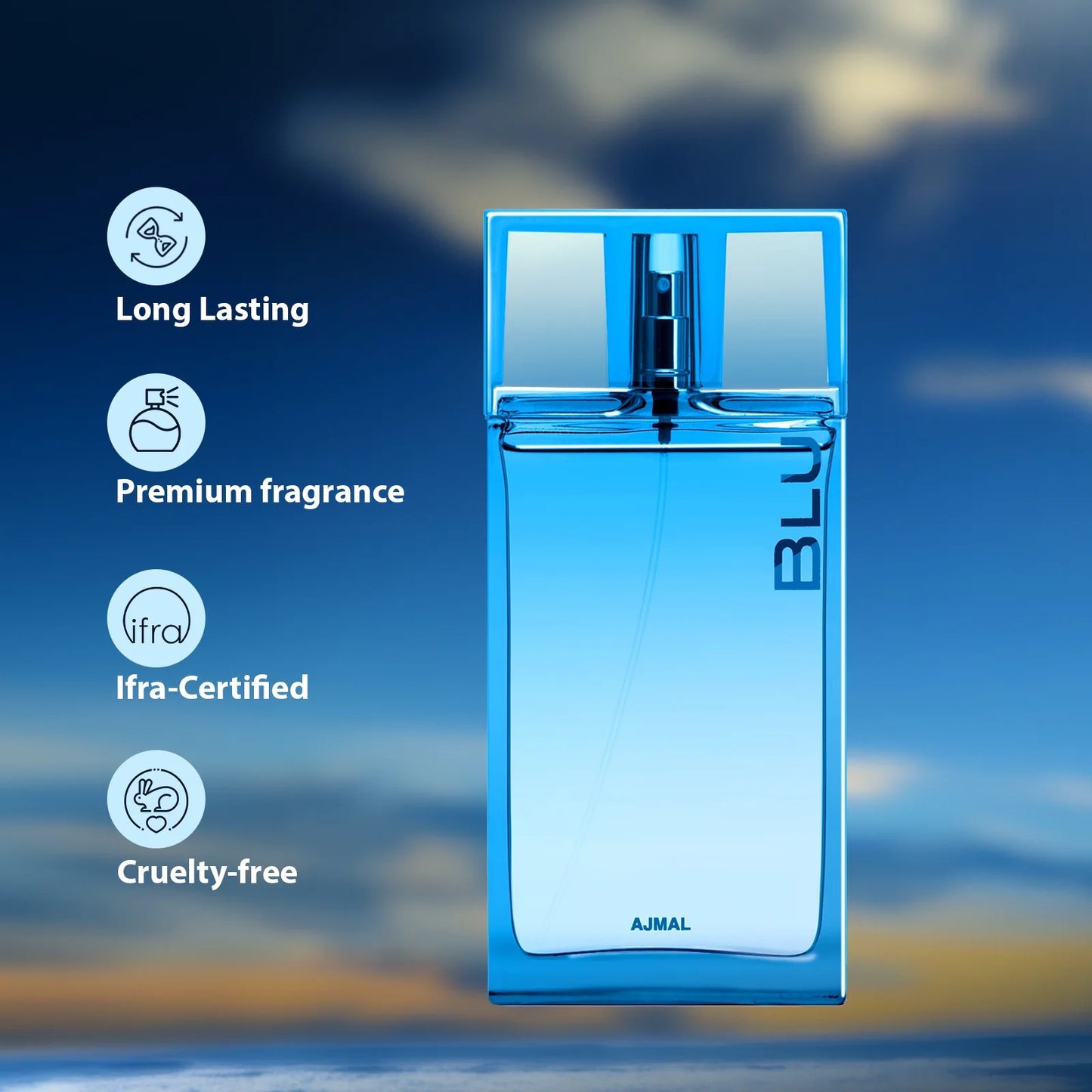 Ajmal Blu Eau de Parfum for Unisex - 100ml
